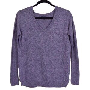 Women's American Eagle Grey V-Neck Cotton Warm Sweater Fall Winter - Size XS